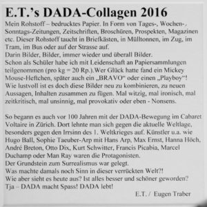 E.T.'s DADA-Collagen 2016