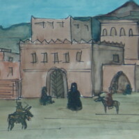 J3 - 24 x 36 cm Aquarell