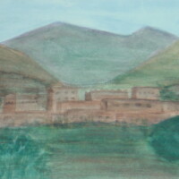 J7 - 24 x 36 cm Aquarell