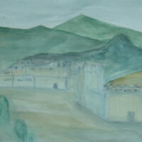 J8 - 24 x 36 cm Aquarell